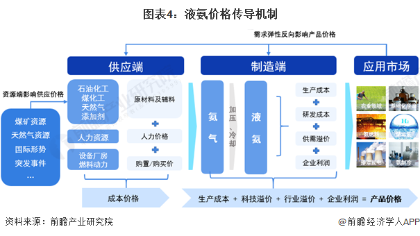 图表4：液氨价格传导机制