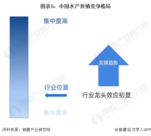 图表5：中国水产养殖竞争格局