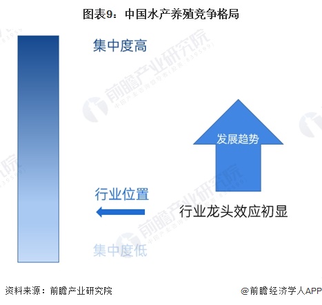 图表9：中国水产养殖竞争格局