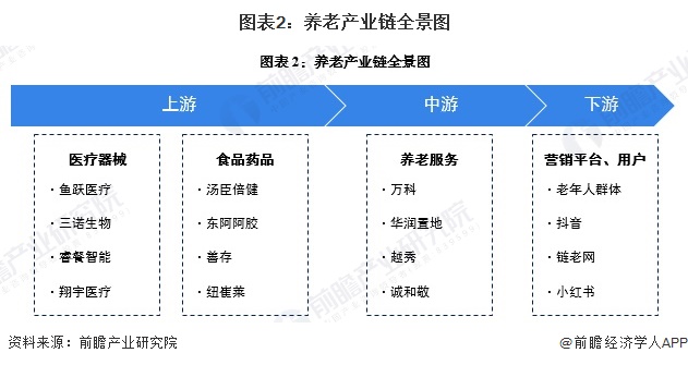 图表2：养老产业链全景图