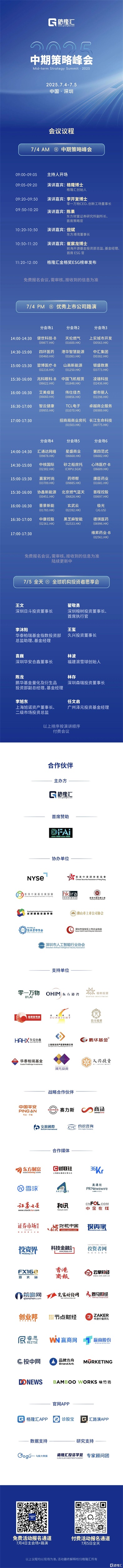 2025下半年投资风向标｜格隆汇中期策略会全明星嘉宾阵容公布