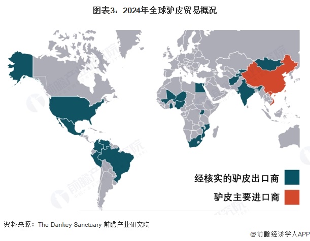 图表3：2024年全球驴皮贸易概况