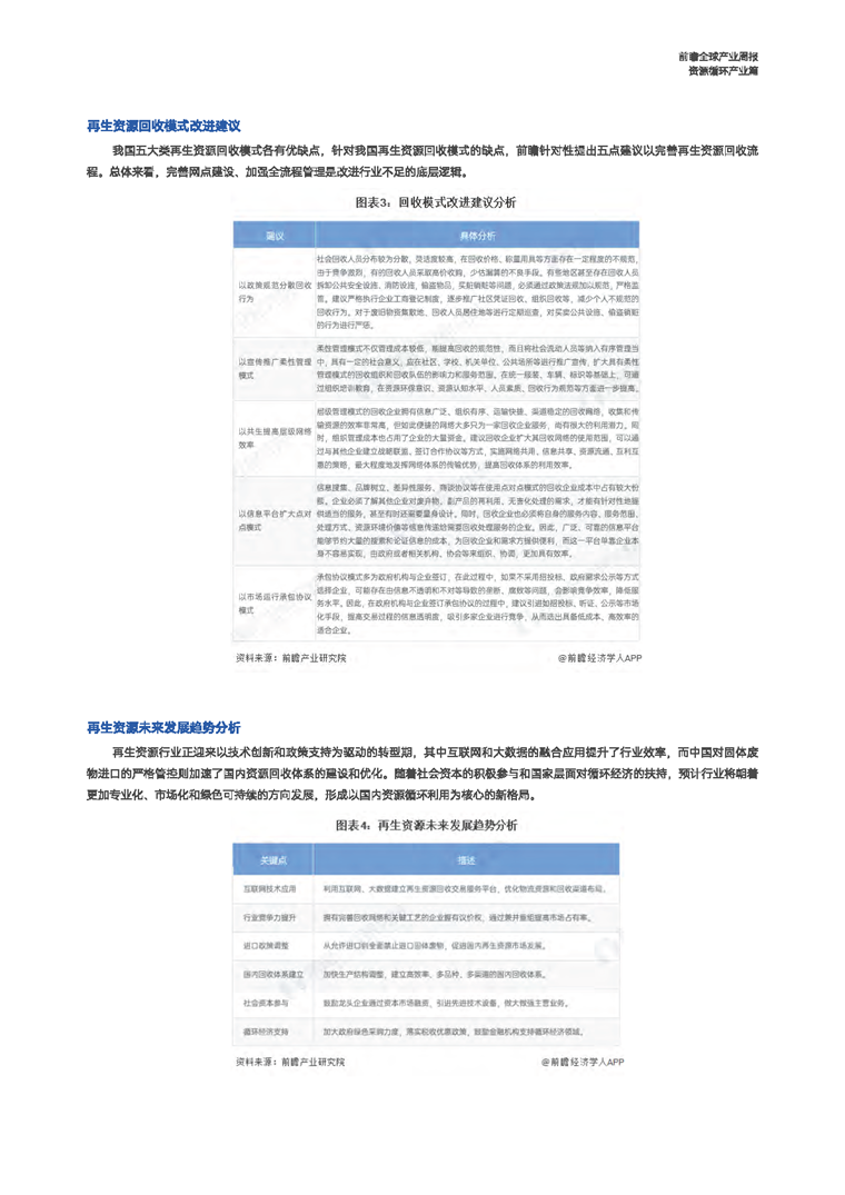 【趋势周报】全球资源循环产业发展趋势：2024年我国再生资源回收总量超4亿吨