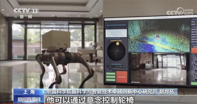 中国脑机重大进展:患者可操控机器狗