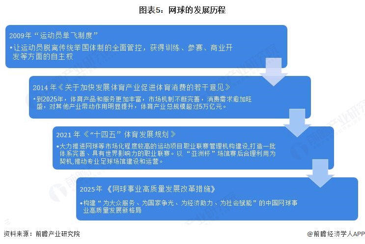 图表5：网球的发展历程