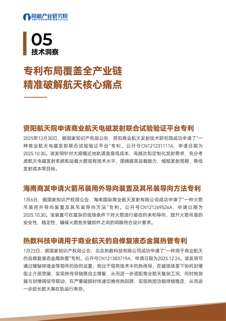 【趋势周报】全球商业航天产业发展趋势