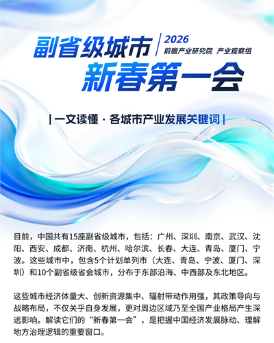 一文读懂副省级城市“新春第一会”关键词