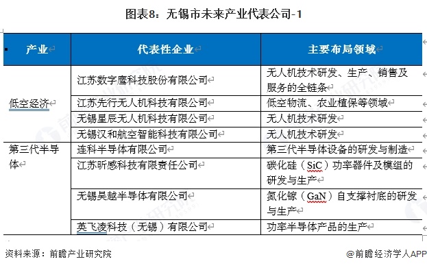 图表8:无锡市未来产业代表公司-1