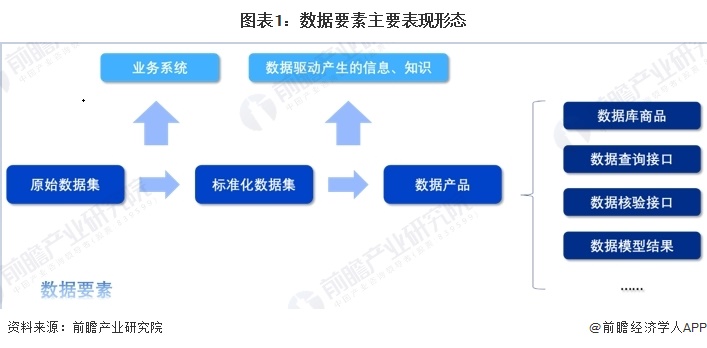 图表1：数据要素主要表现形态