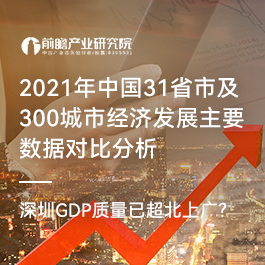 2021年中國31省市及300城市經濟發展主要數據對比分析