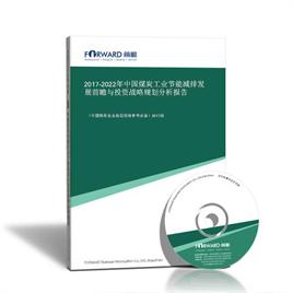 2018-2023年 中国煤炭工业节能减排发展前瞻与投资战略规划分析报告